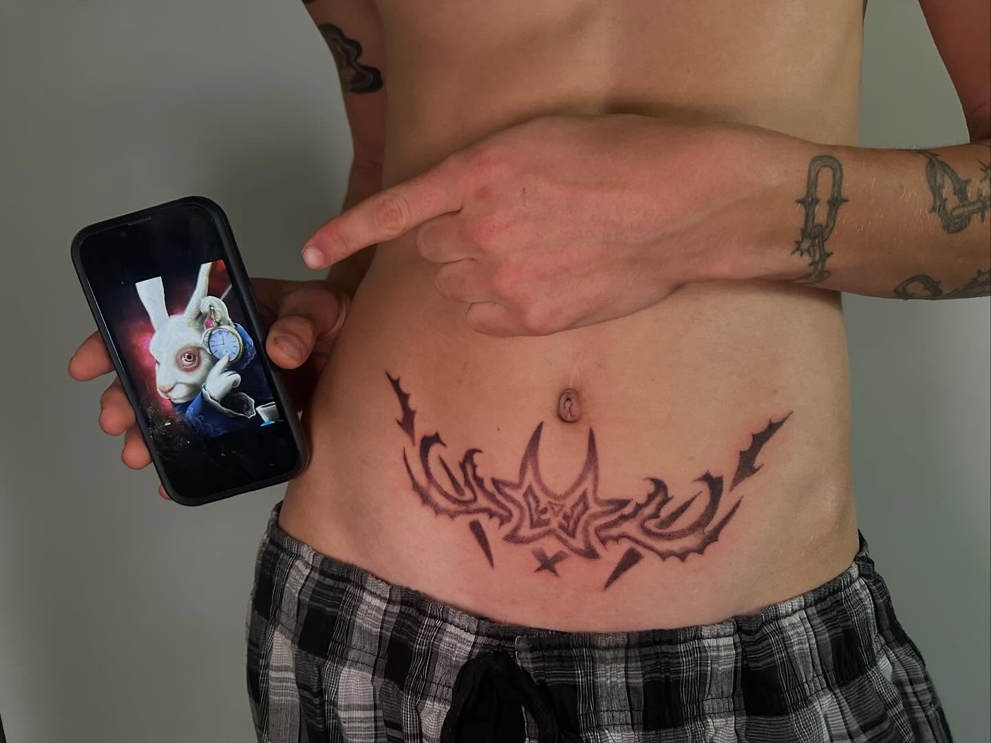 Tribal tribal tattoo by Nia Malone (Knee-Uh)