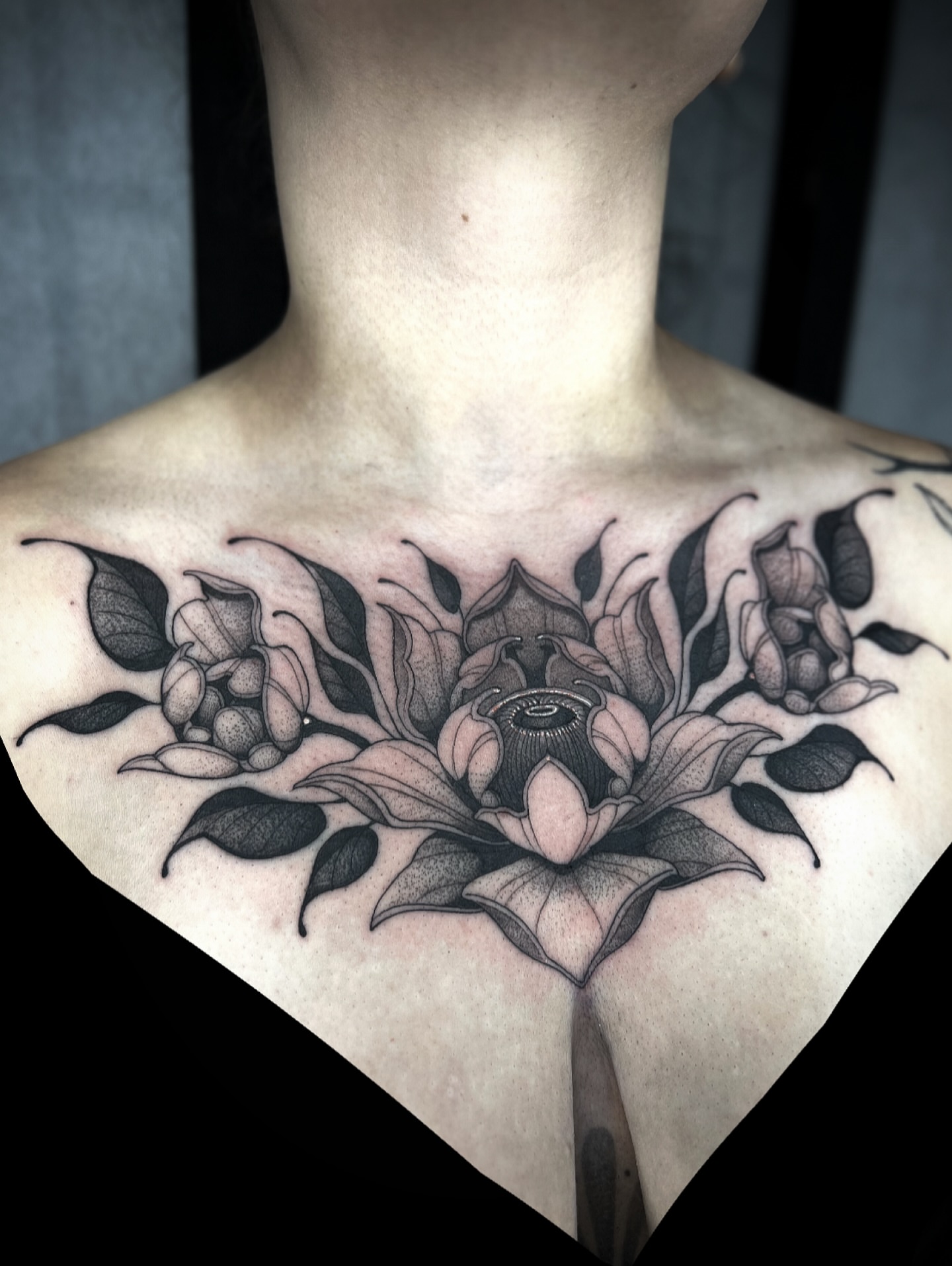 Tattoo by @kayseeshuster — black_and_grey