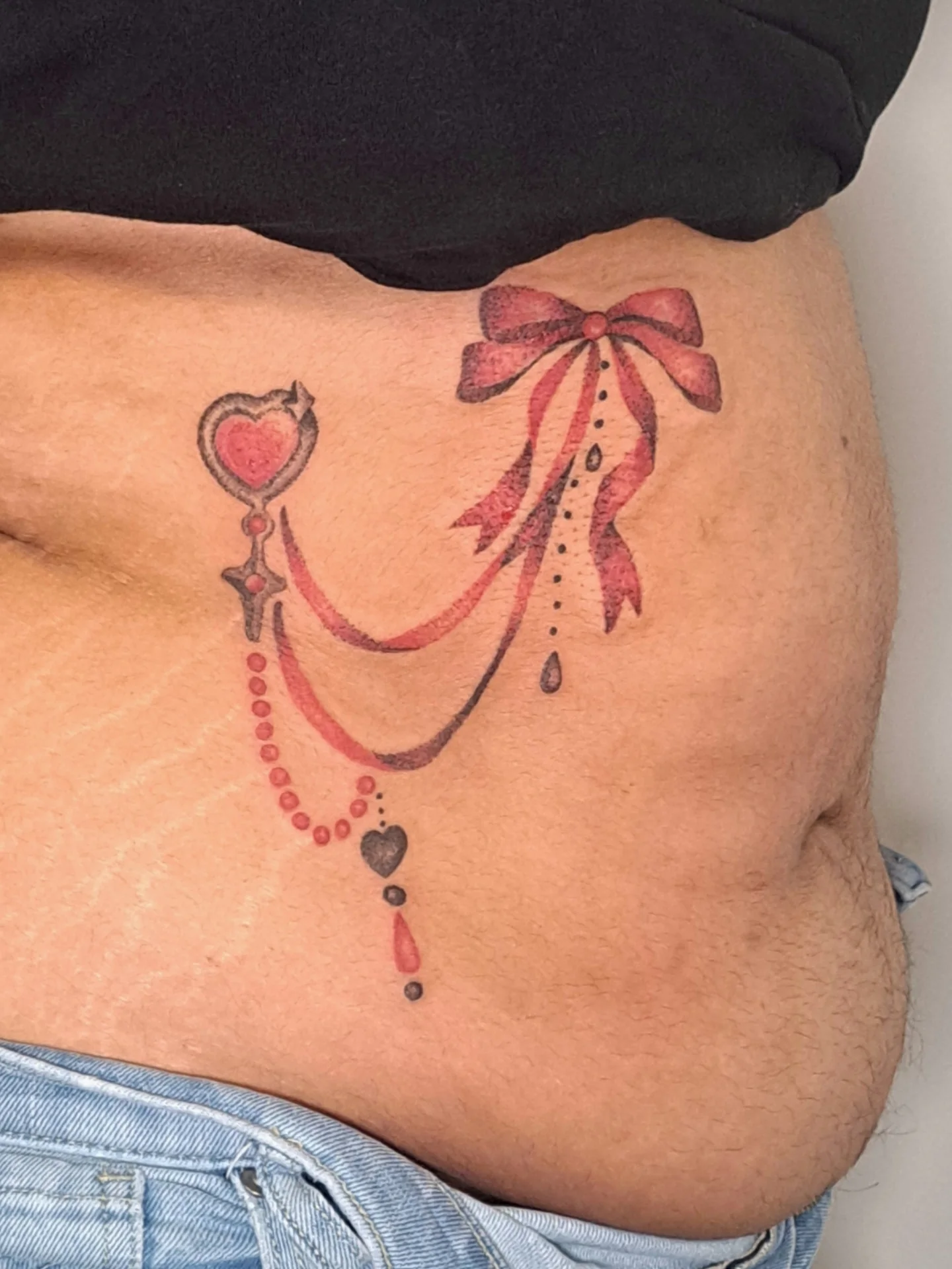 Tattoo by @dogranchtattoo — dotwork, watercolor
