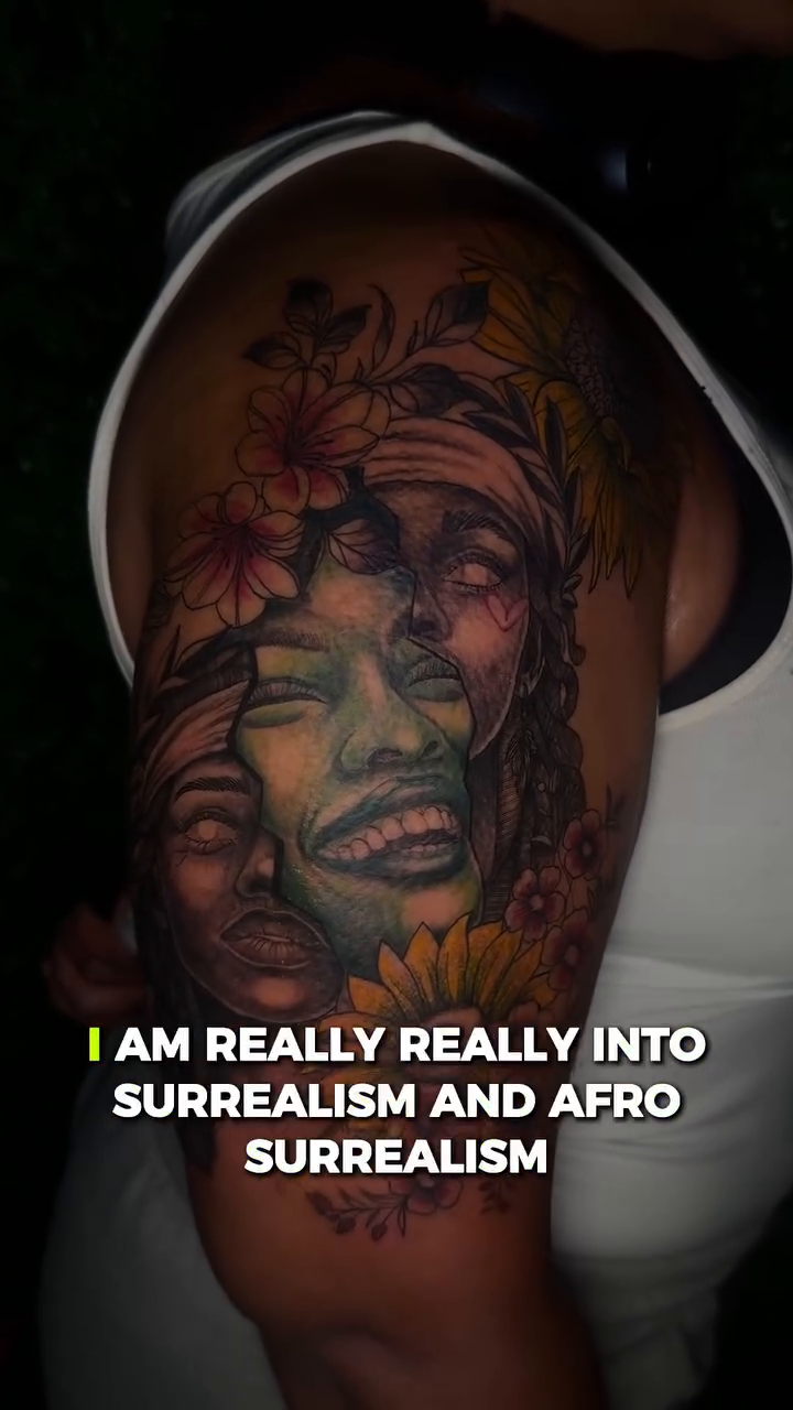 Tattoo by @godqueenkairoh — realism, surrealism
