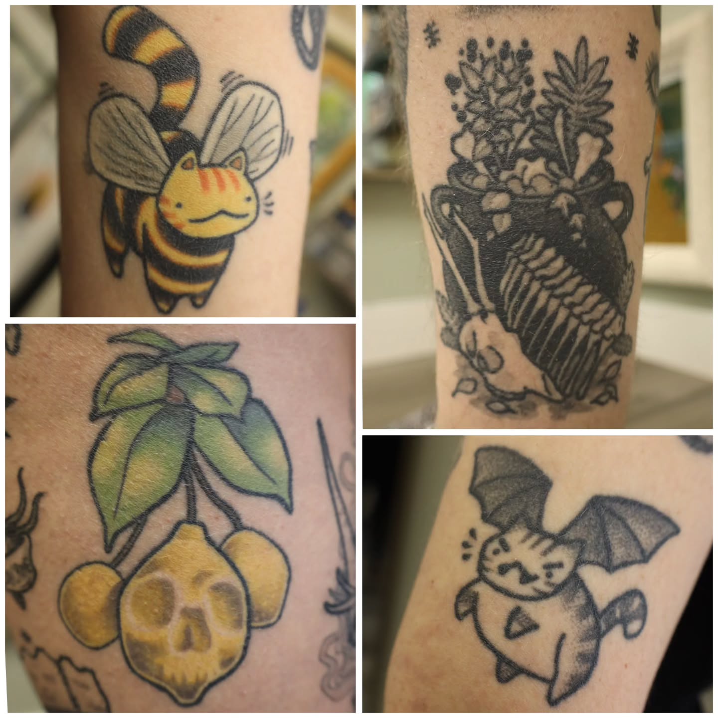 Tattoo by @catsclawtattoo — american_traditional, dotwork