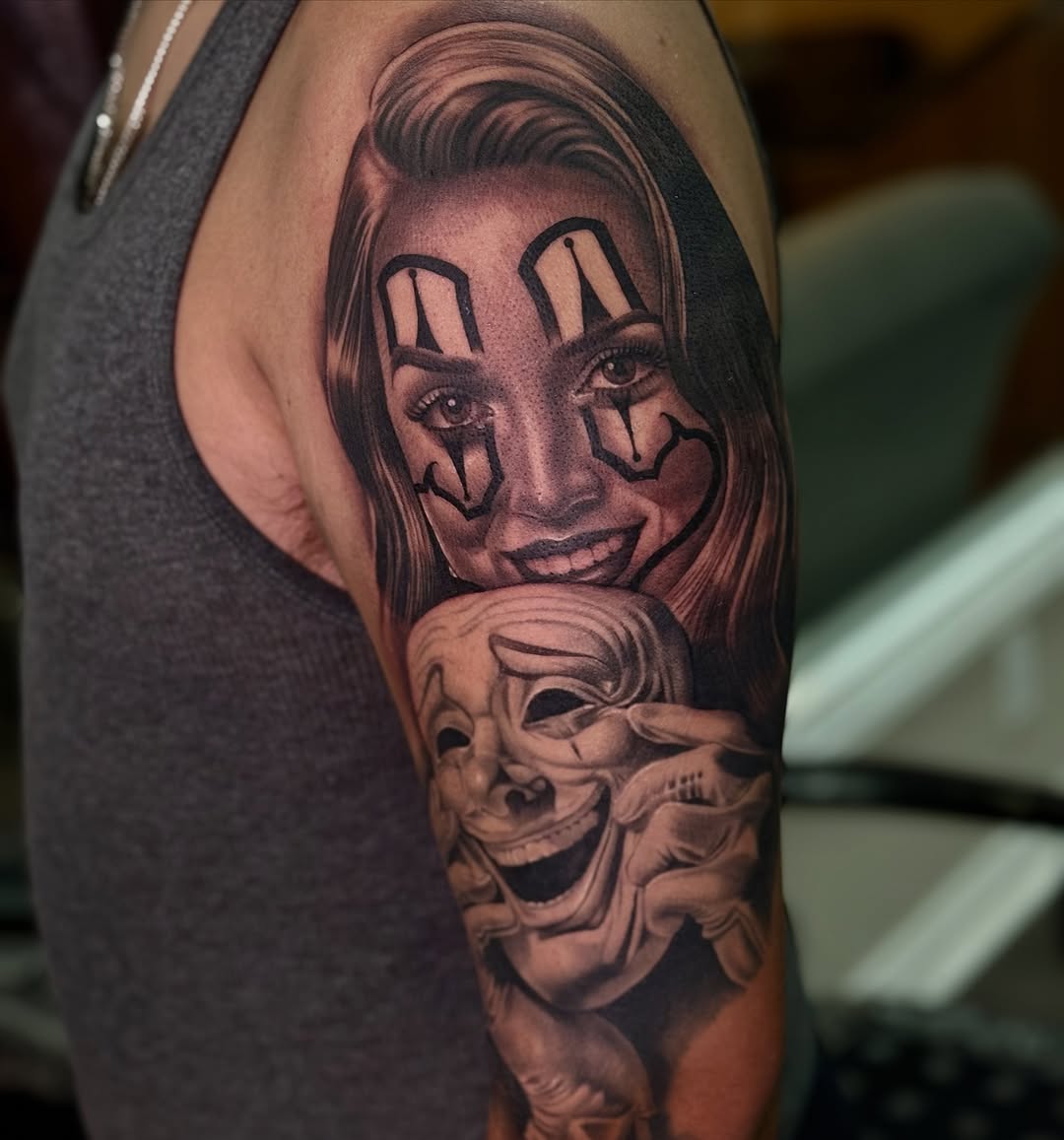 Tattoo by @solistattoos β realism, black_and_grey