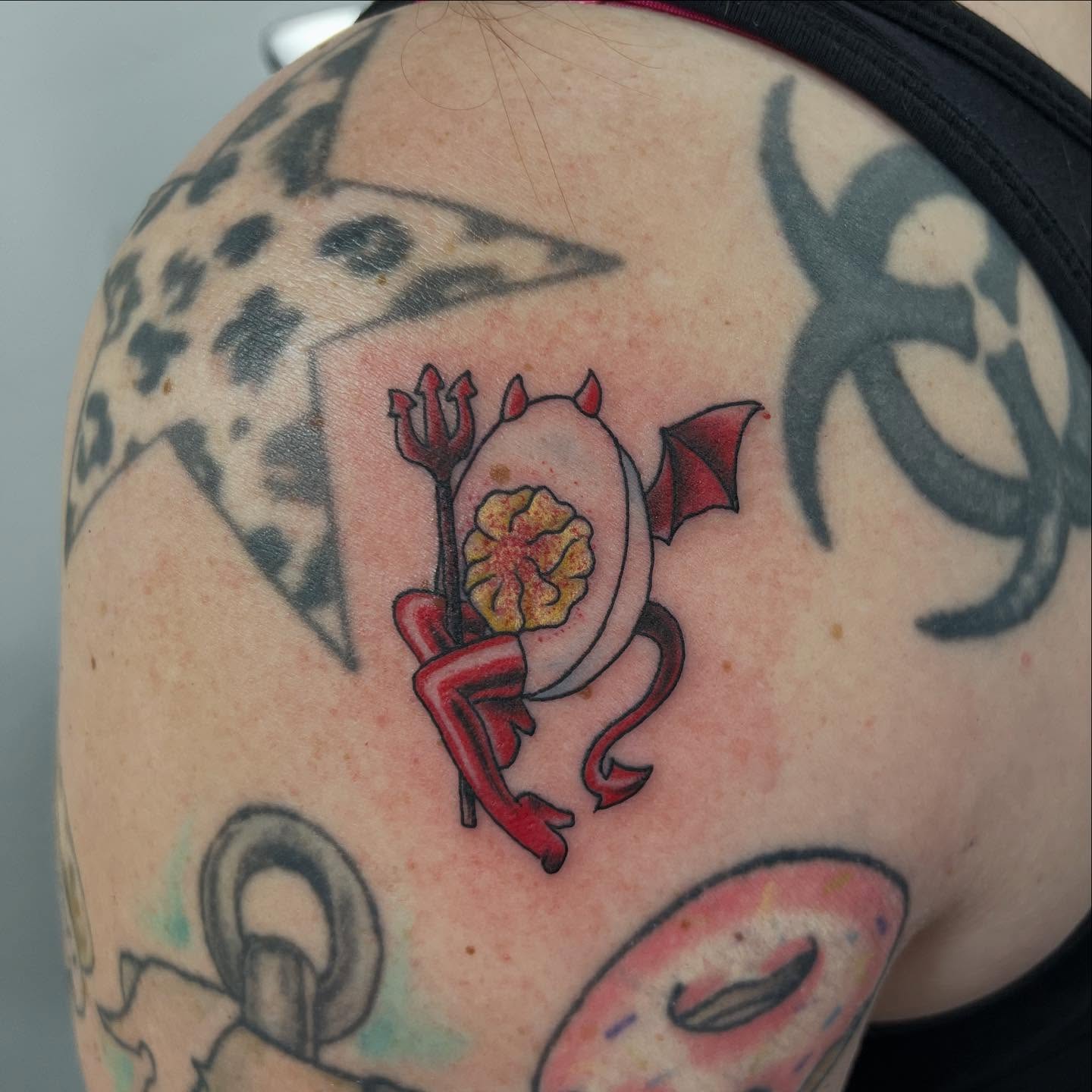 Tattoo by @shamrock_ink — american_traditional