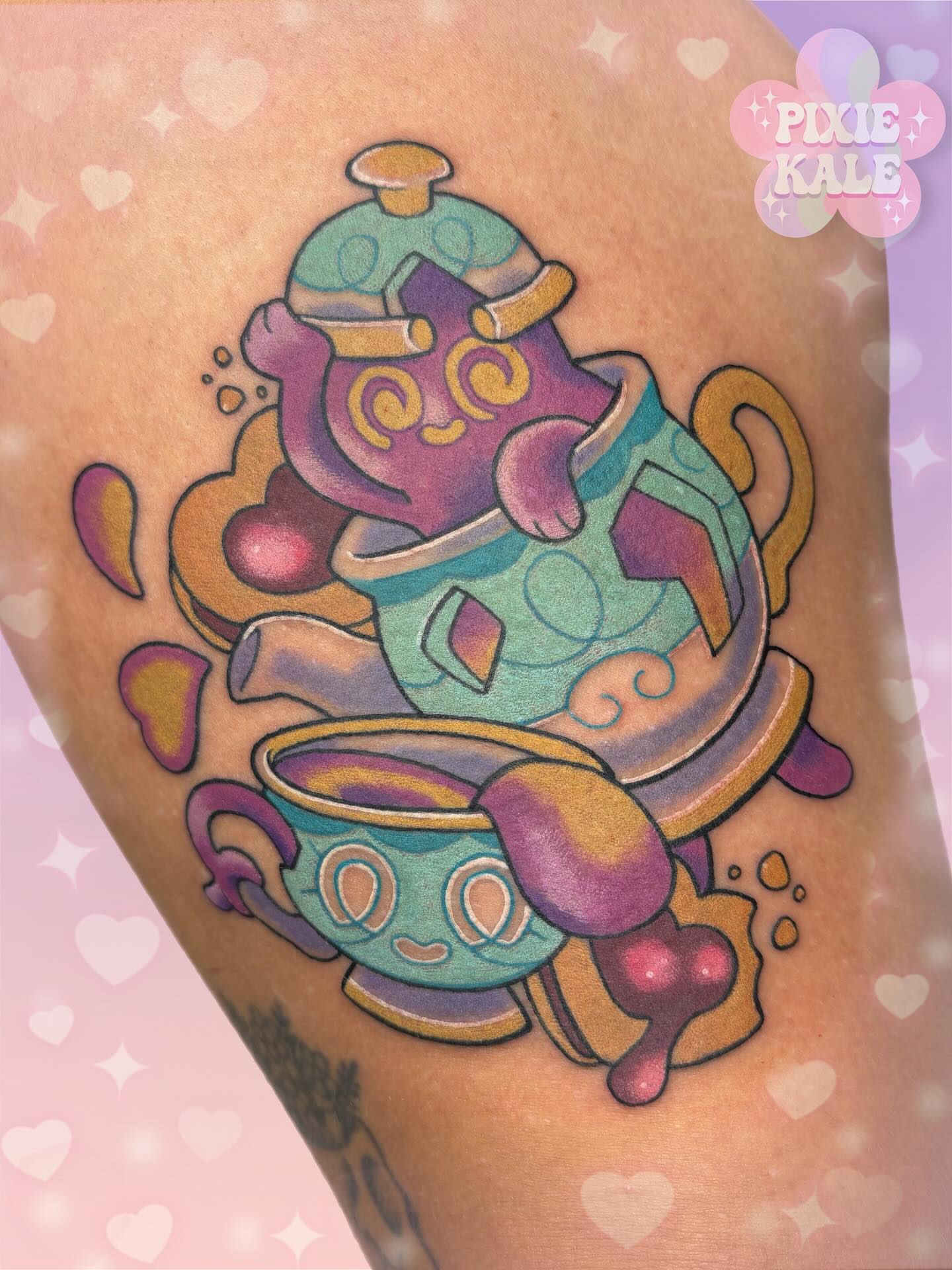 Tattoo by @pixiekaletattoos — illustrative