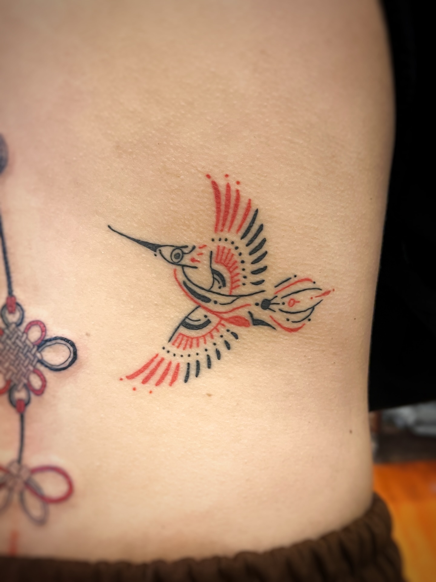 Bird American traditional tattoo by Risa Cincinnati Tattoo Artist