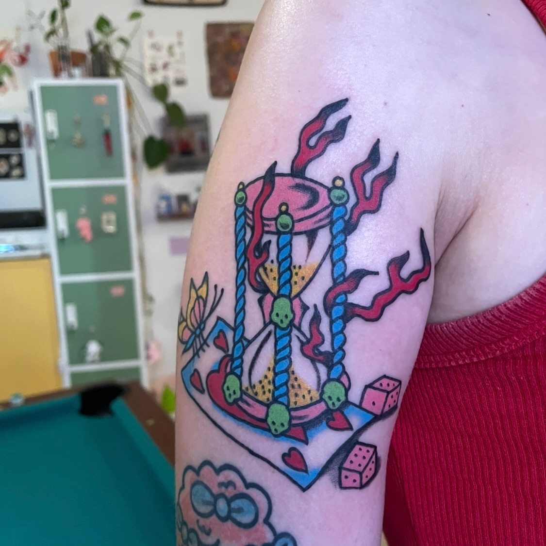 Tattoo by @love4evertatt2 — new_school, illustrative