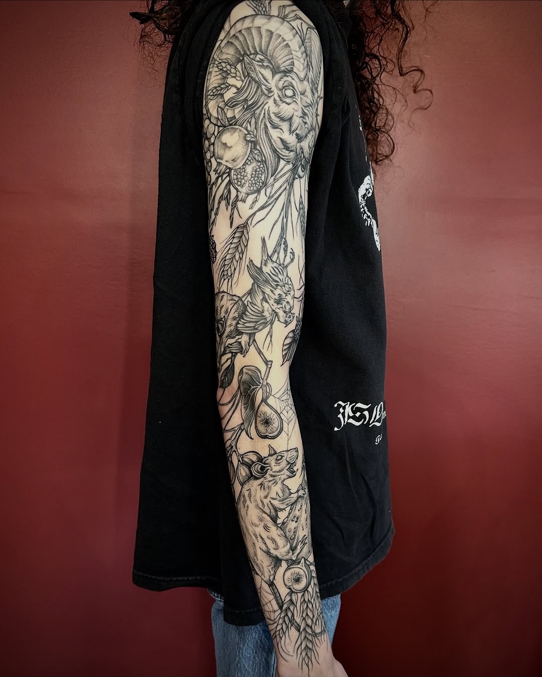 Tattoo by @racheltruskotattoos — black_and_grey, realism