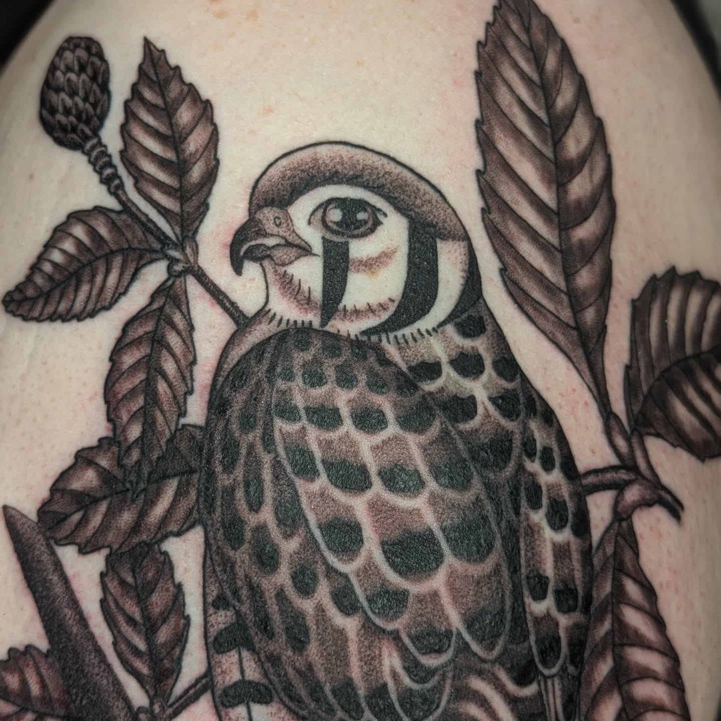 Tattoo by @elistudertattoo — black_and_grey