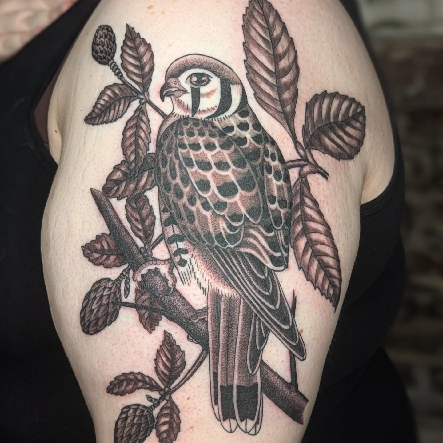 Tattoo by @elistudertattoo — black_and_grey