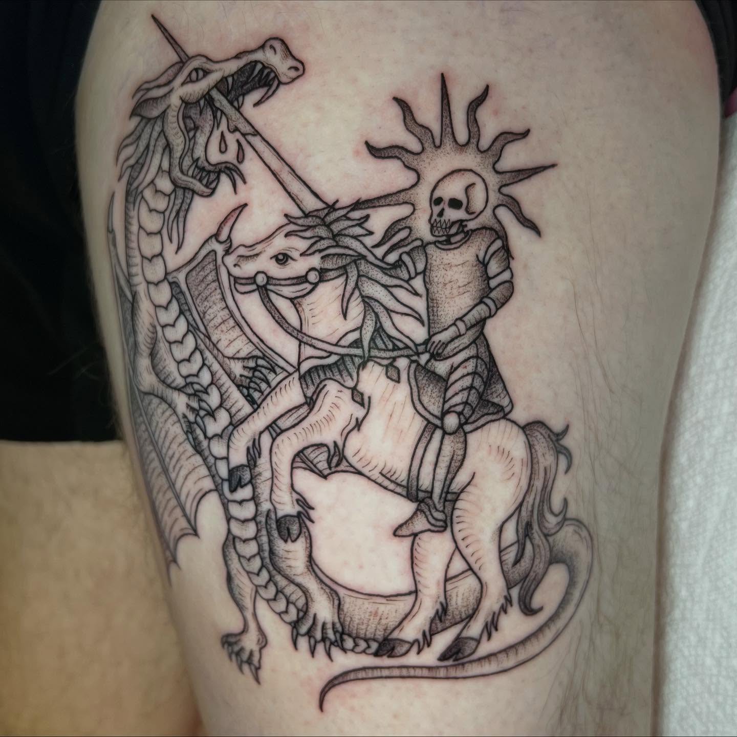 Tattoo by @juliet_miller — black_and_grey, realism