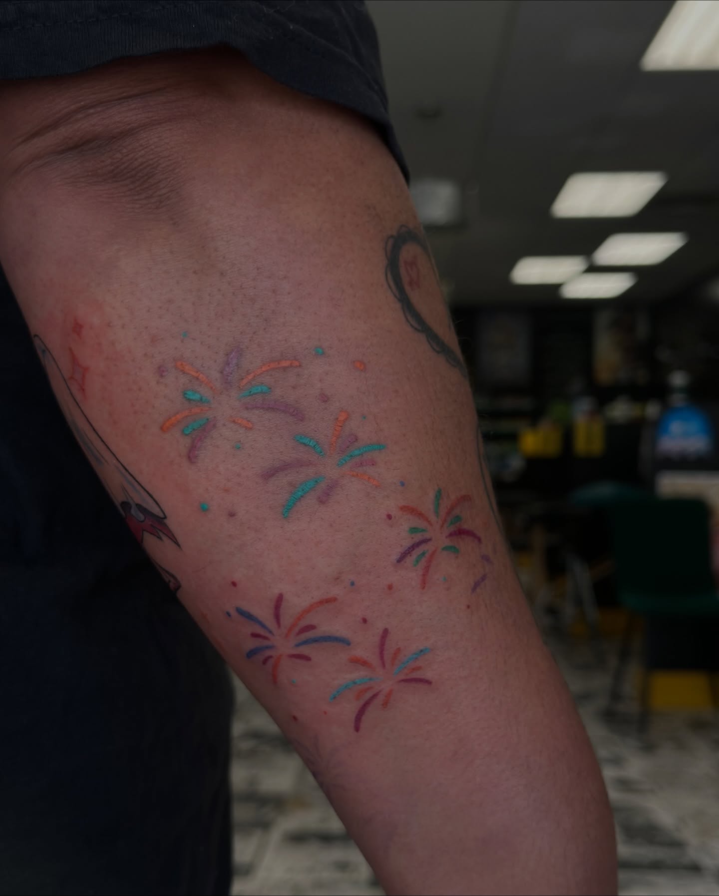 Tattoo by @stungbystaxx — dotwork