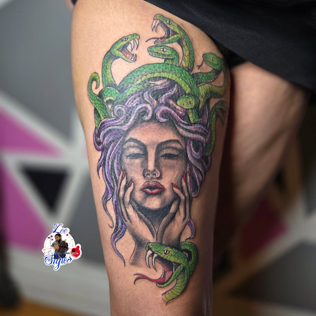 Tattoo by @lee__styles__ — realism, black_and_grey