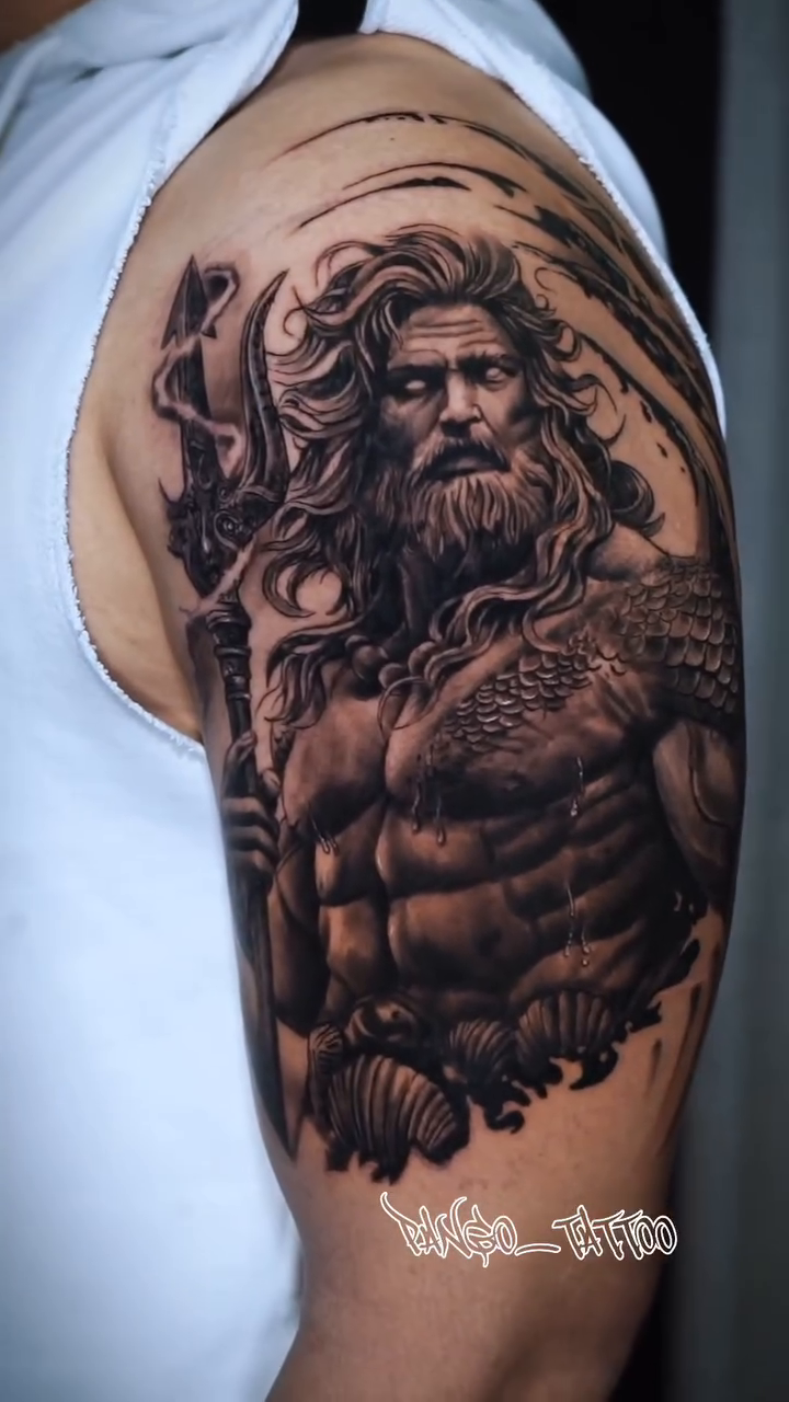 Tattoo by @pango_tattoo — realism, black_and_grey