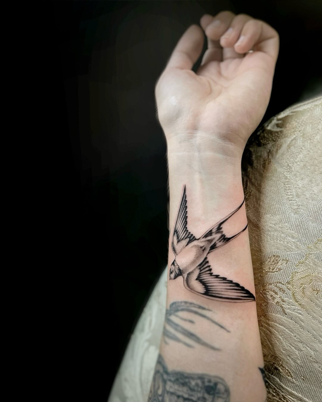 Tattoo by @inklore_ β black_and_grey