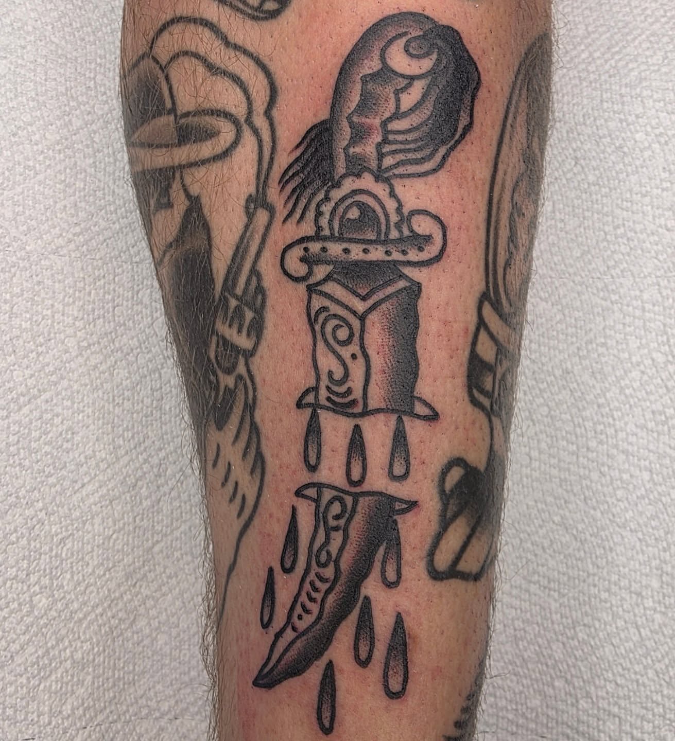 Tattoo by @tattooswithadam — black_and_grey