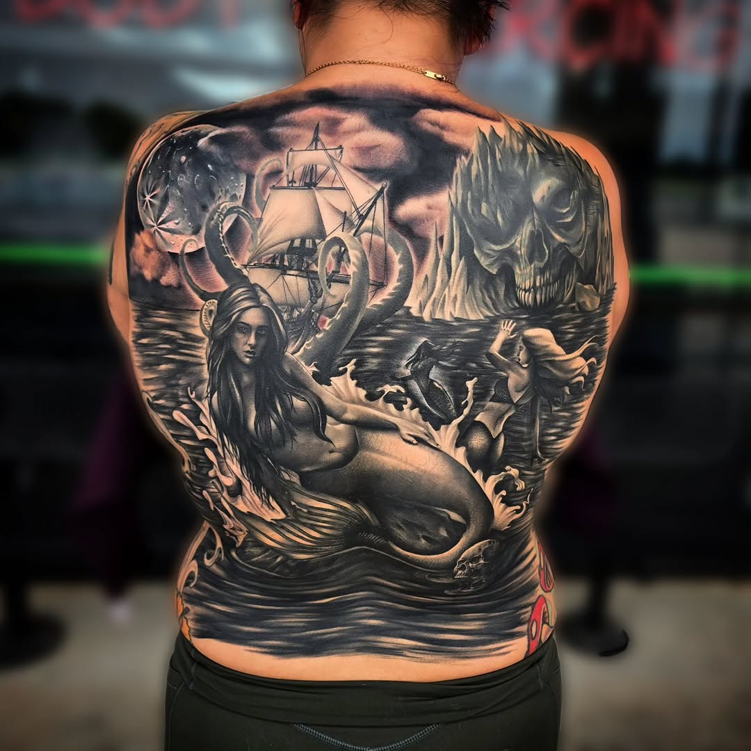 Tattoo by @zalanaxink โ realism, black_and_grey