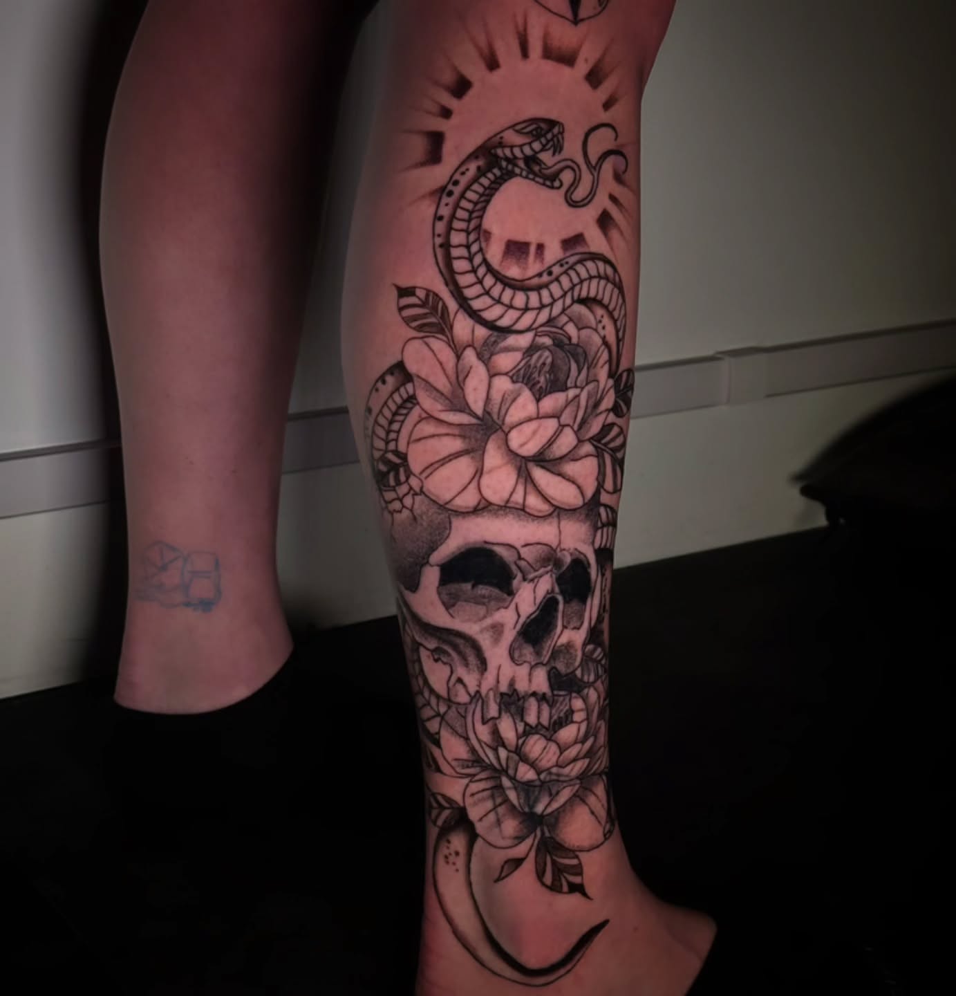 Tattoo by @lifeisajjtattoo_ — american_traditional, black_and_grey