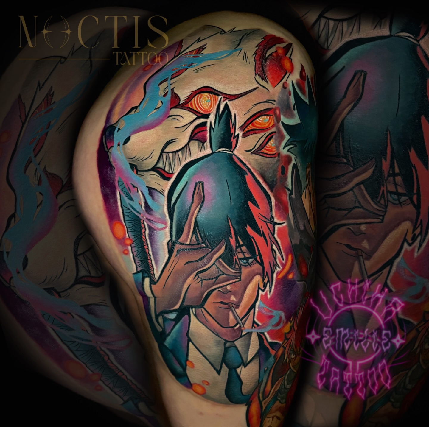 Tattoo by @uchiha_emilietattoo β anime