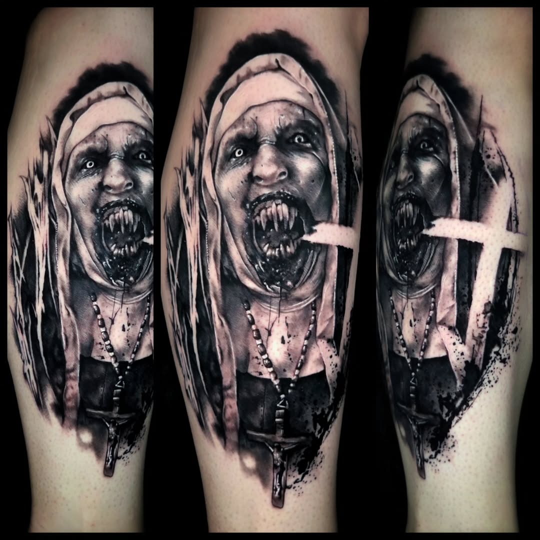 Tattoo by @victor_hatch_tattoos — realism, dark_realism