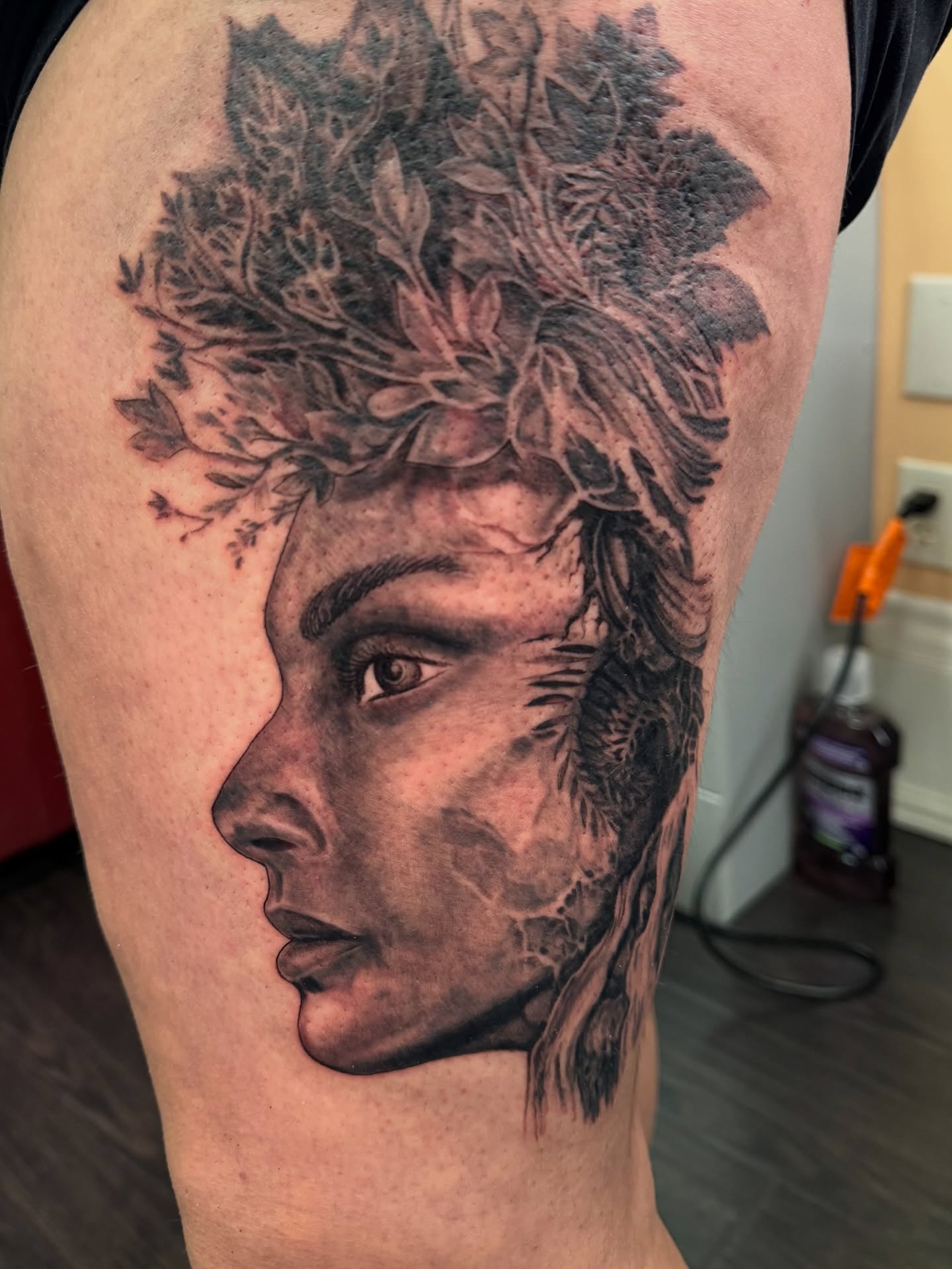 Tattoo by @scottdennistattoos — realism, black_and_grey