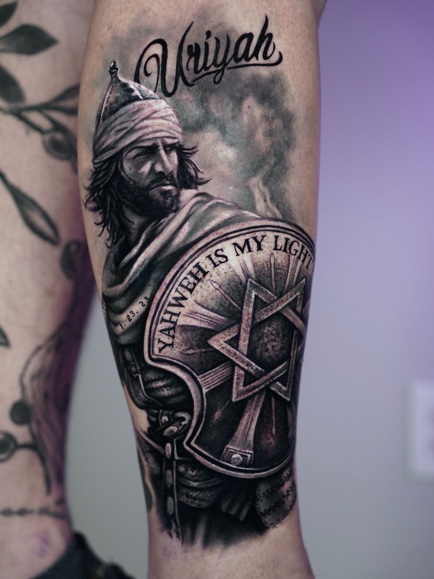 Tattoo by @yeinstattoos — black_and_grey, realism