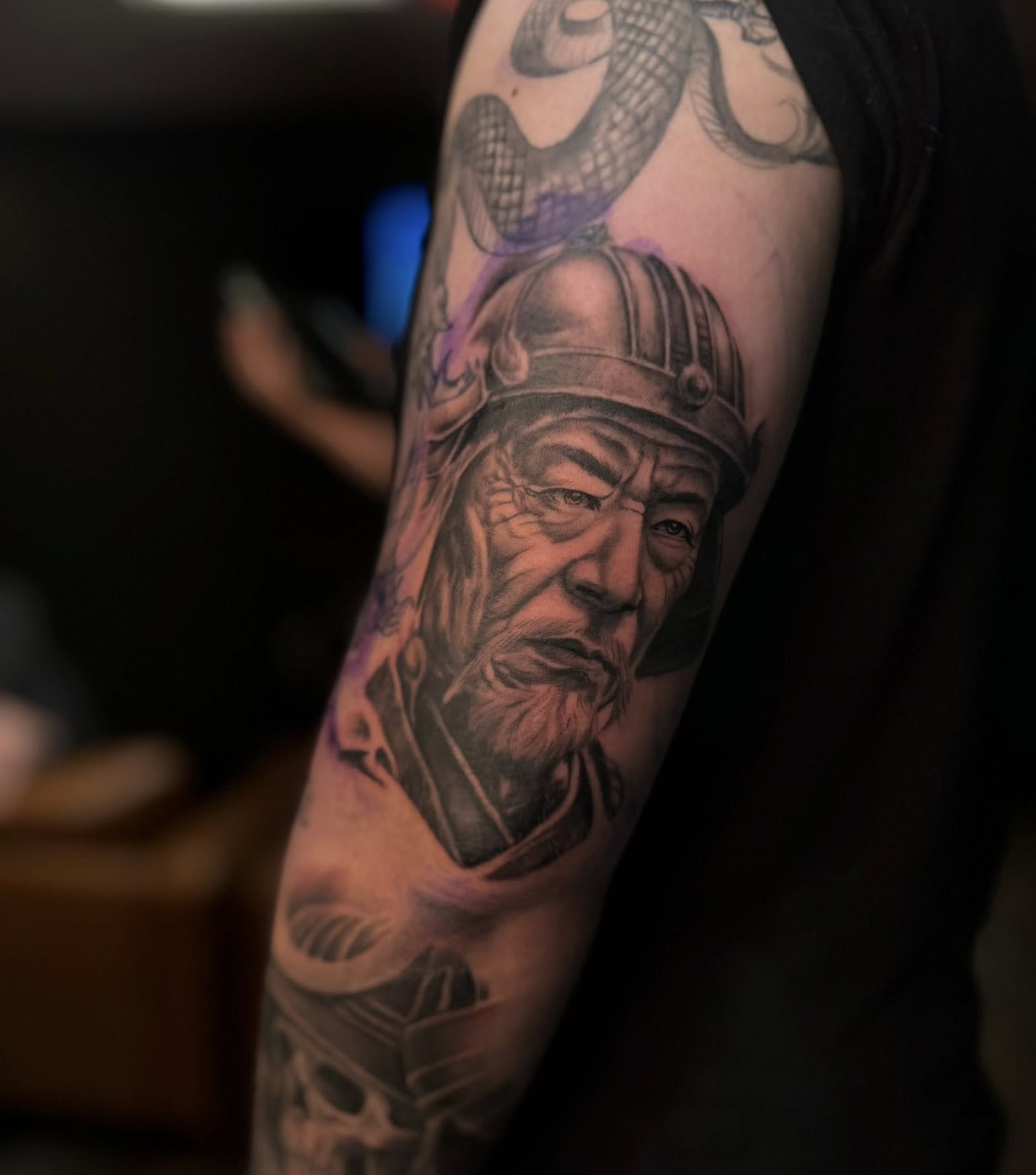 Tattoo by @caleb_moul — realism, black_and_grey