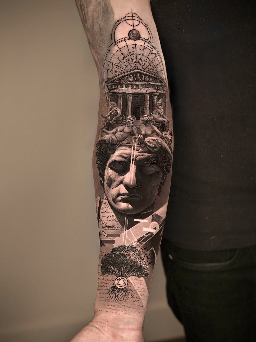 Tattoo by @dopamine_real โ realism, black_and_grey
