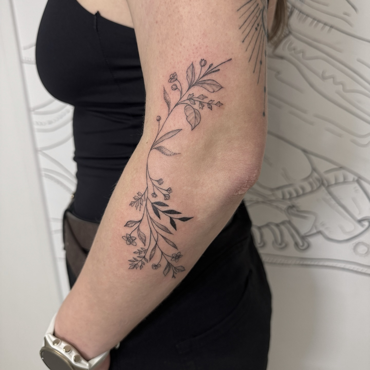 Tattoo by @turned_blue.ink — fine_line, black_and_grey