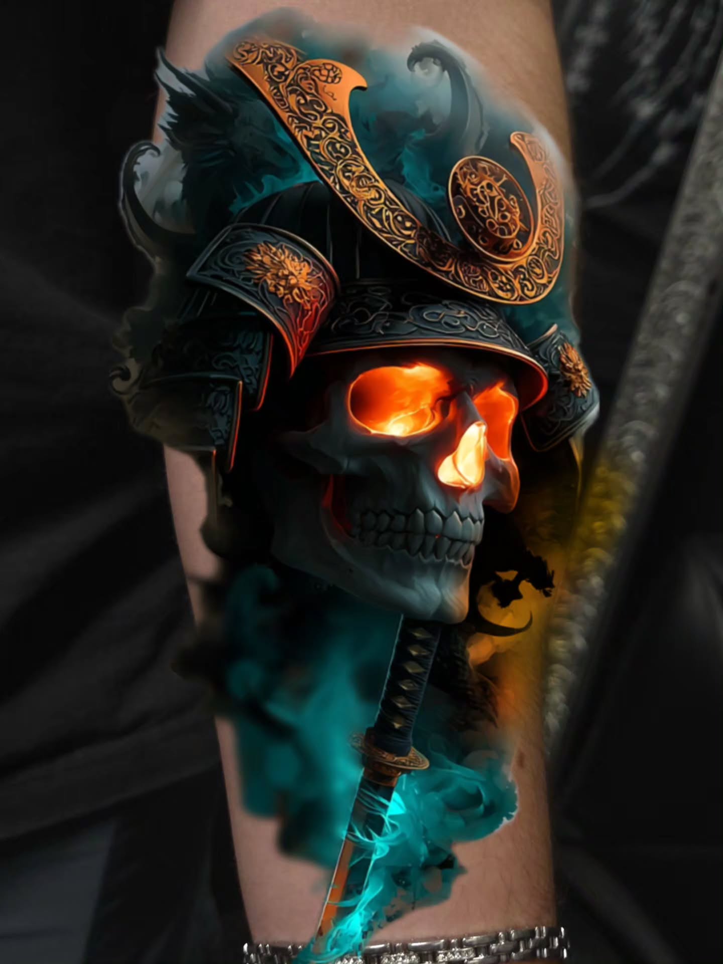 Tattoo by @inkbybrandonlee โ dark_realism, japanese_irezumi