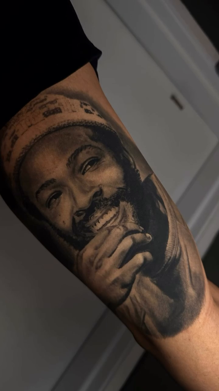 Tattoo by @obsidianinkstudio — realism, black_and_grey