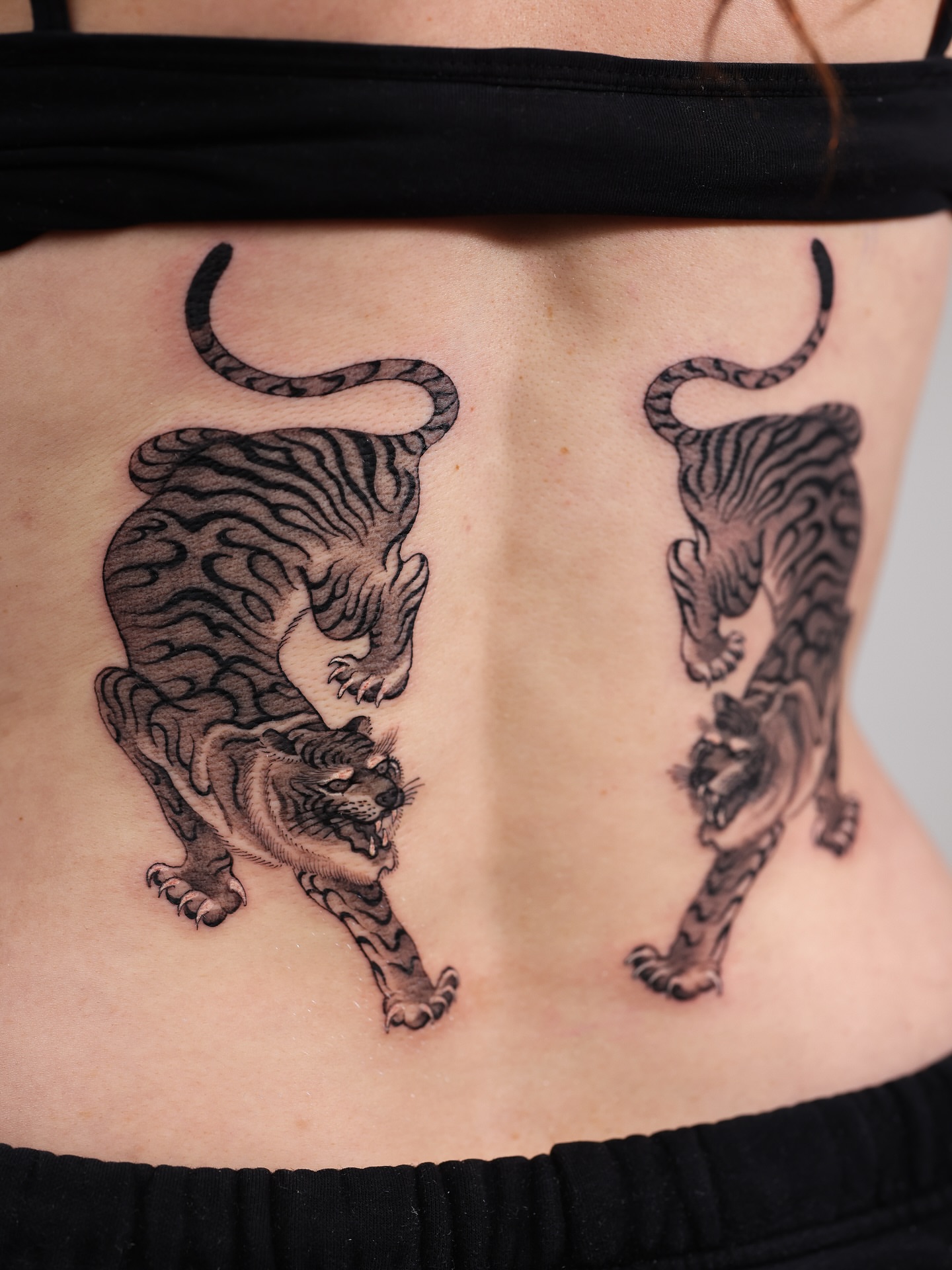 Tattoo by @swanissober — black_and_grey