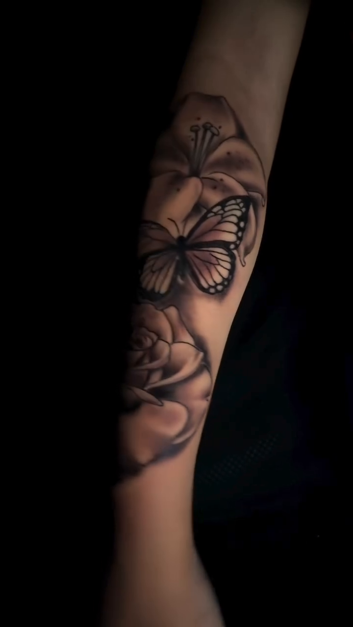 Tattoo by @tat2rikky — realism, black_and_grey