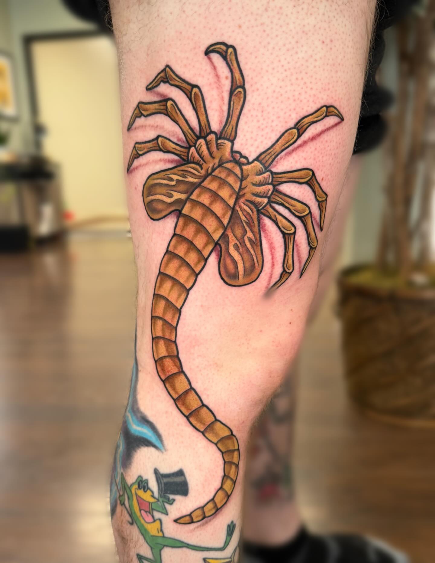 Scorpion realism tattoo on the forearm by Michael Joy