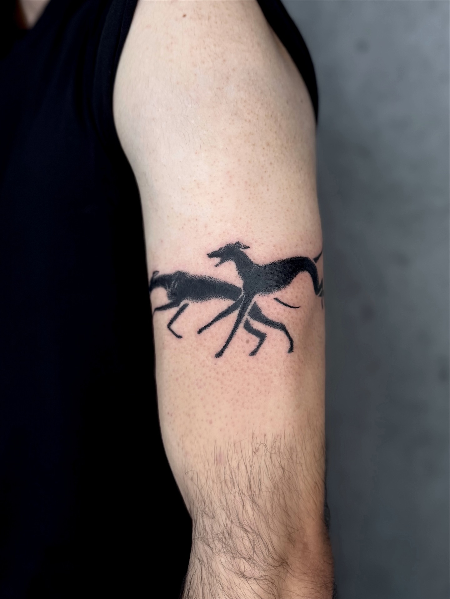 Tattoo by @enjolieart — black_and_grey
