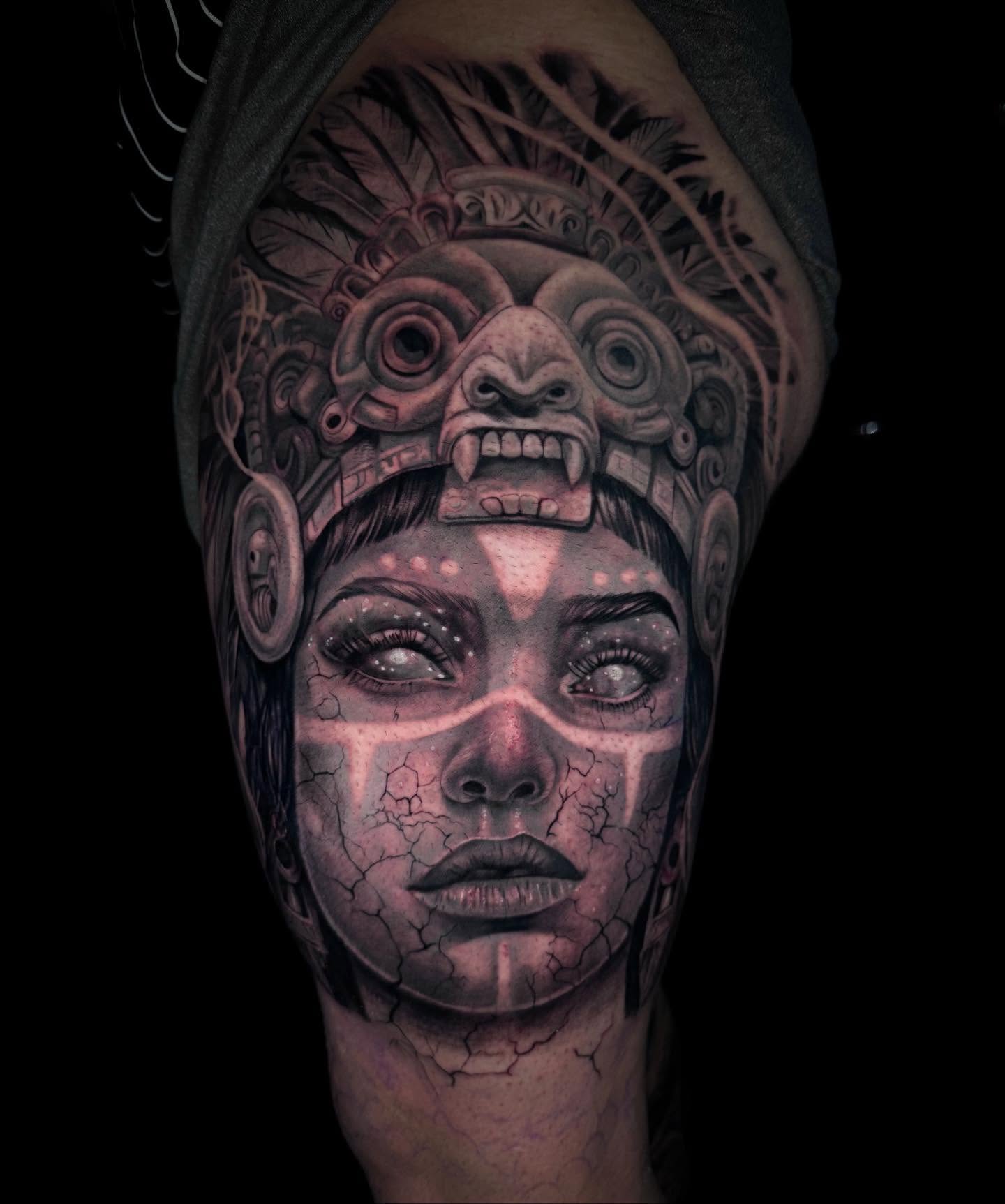 Tattoo by @blessedbyfrancisco_ — realism, dark_realism