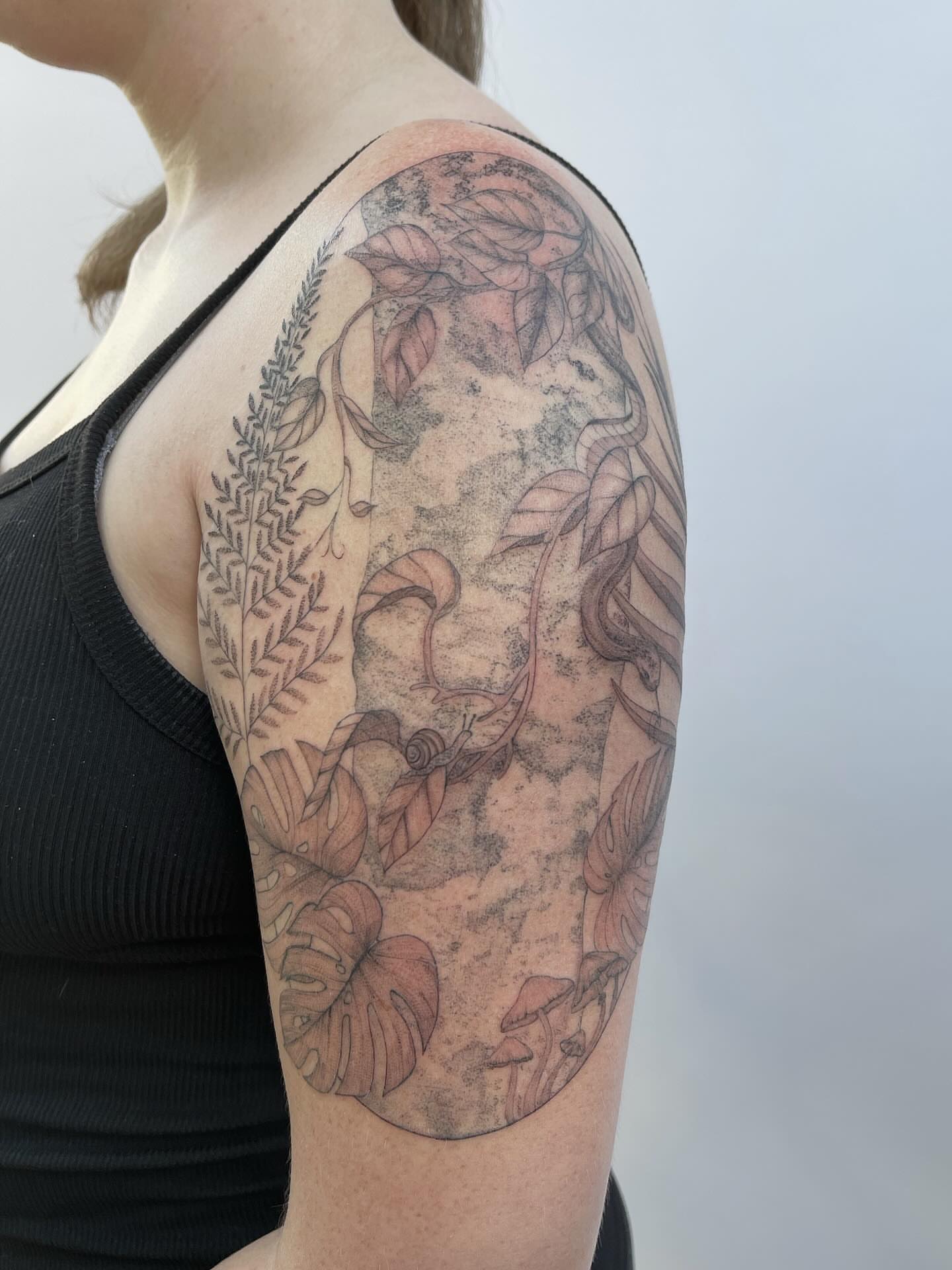 Tattoo by @inked.by_kloey — black_and_grey, realism