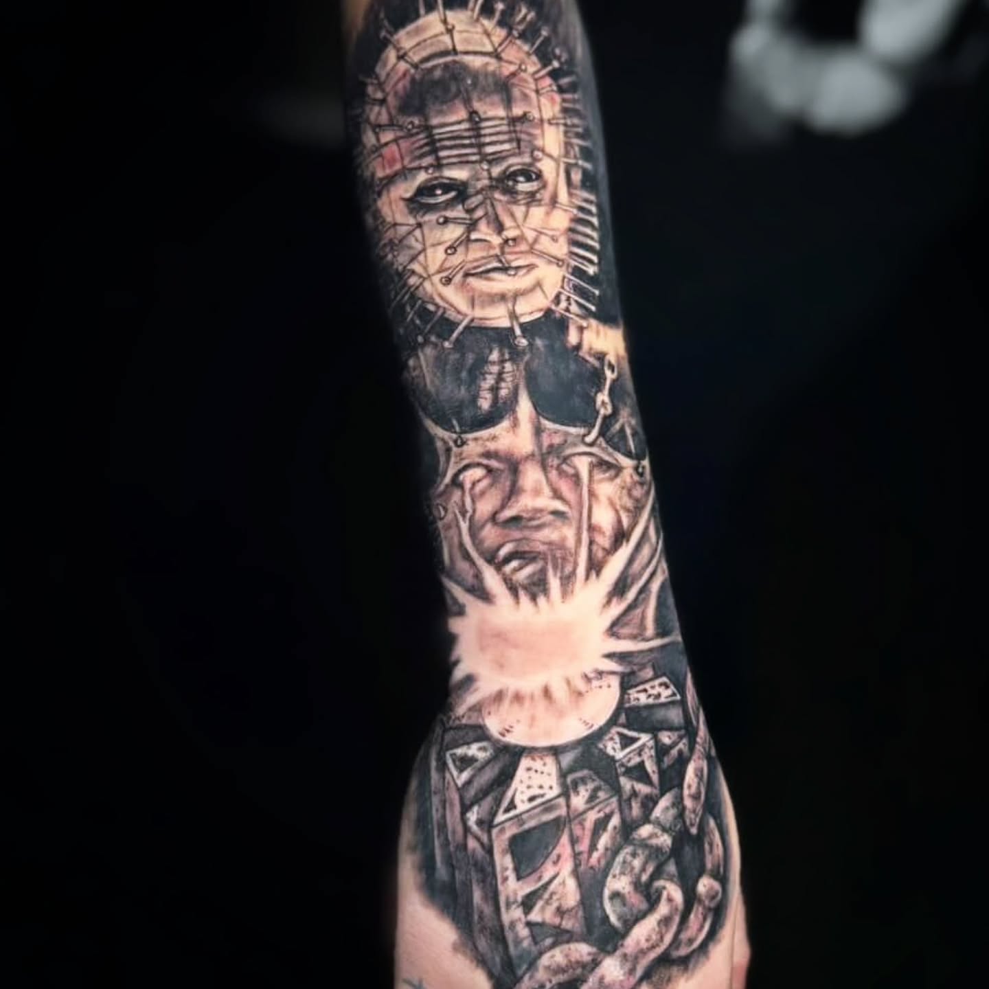 Tattoo by @ladymonsterfacetattoos — dark_realism