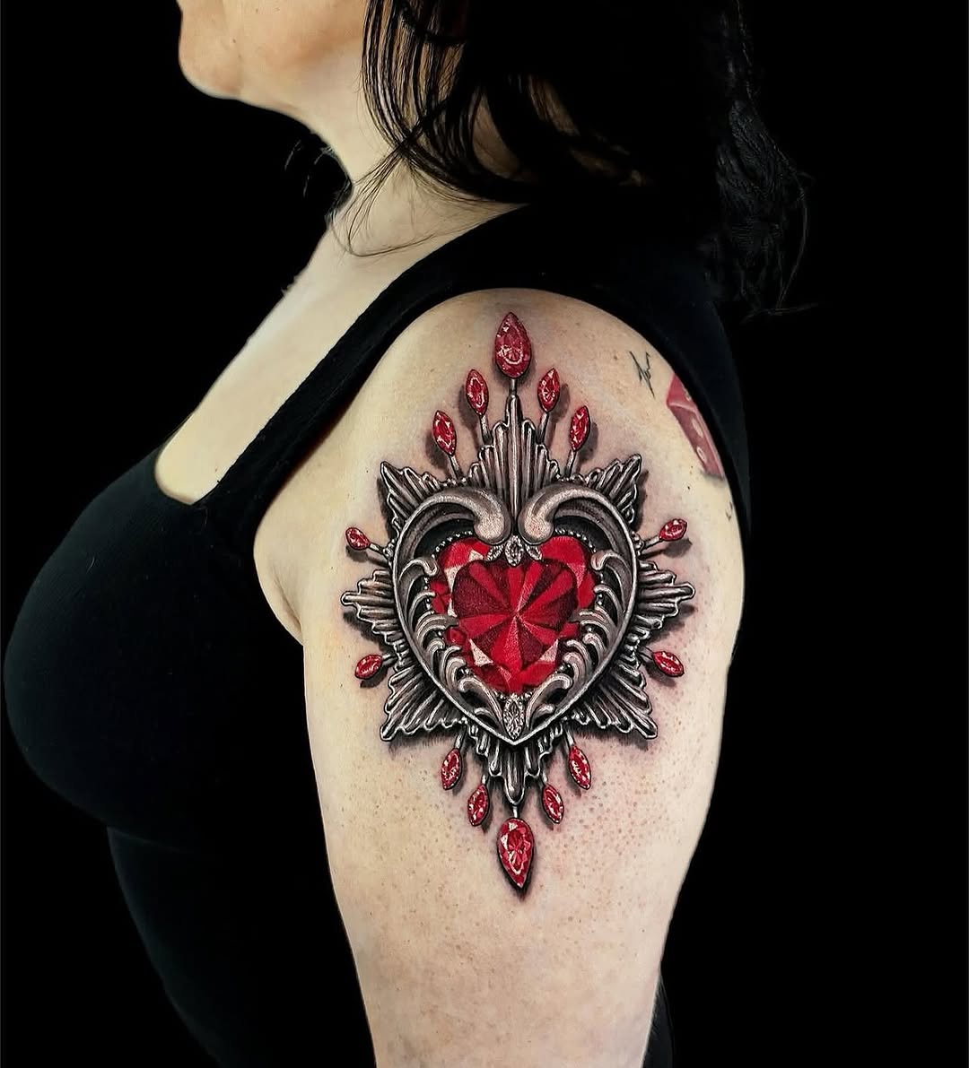 Tattoo by @amberstrangetattoos โ realism, ornamental