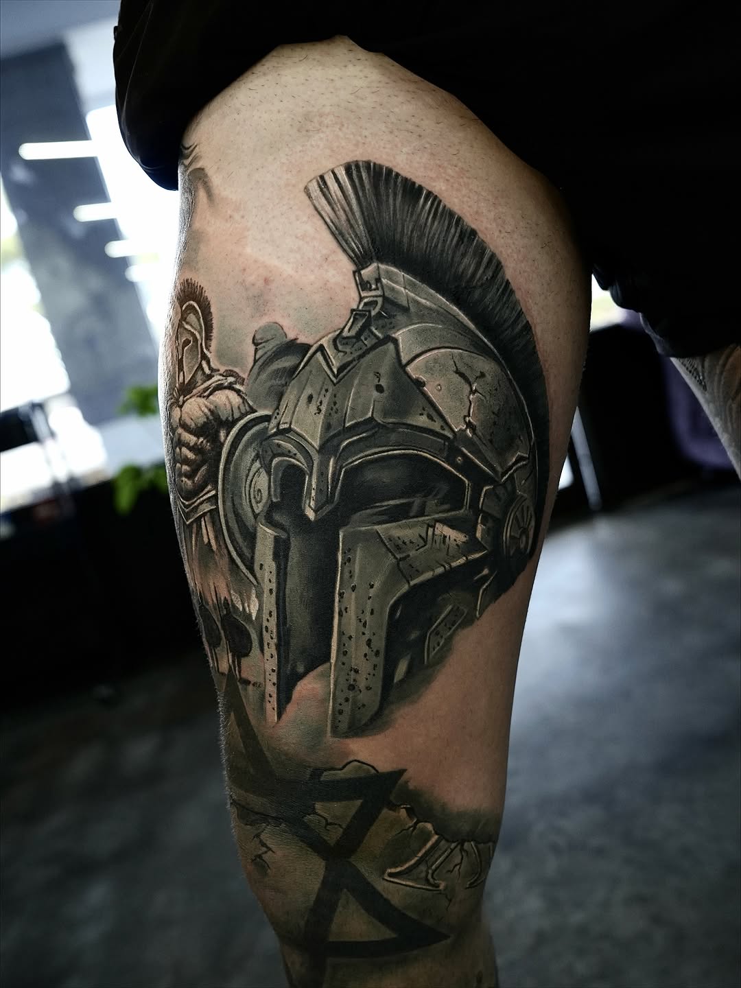 Tattoo by @corzo_tattoo_art — realism, black_and_grey
