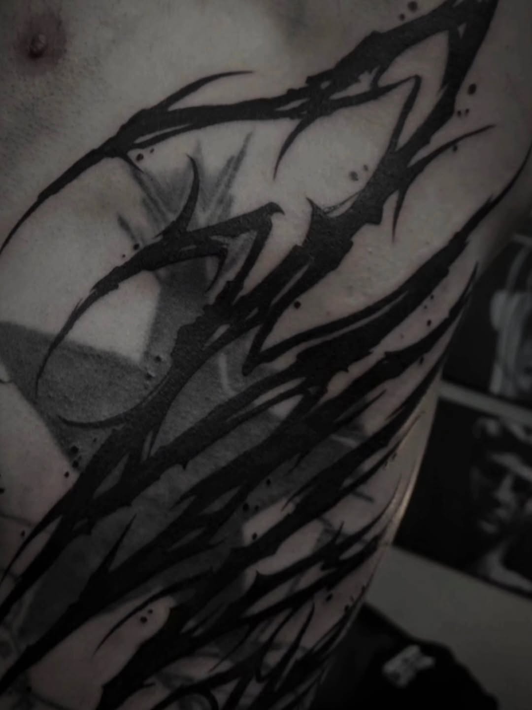 Tattoo by @jbrooks.blvckwork — black_and_grey