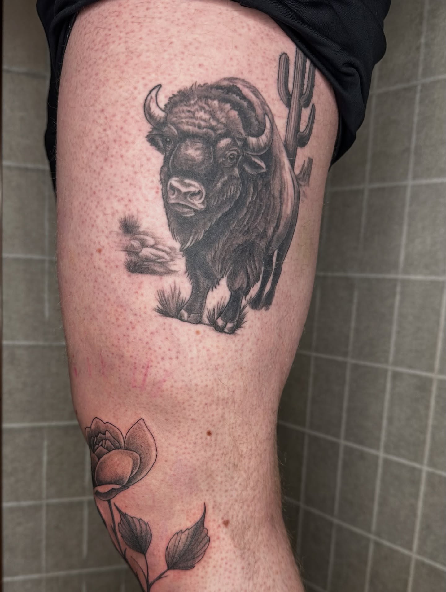 Tattoo by @obsidian_rabbit — black_and_grey, realism