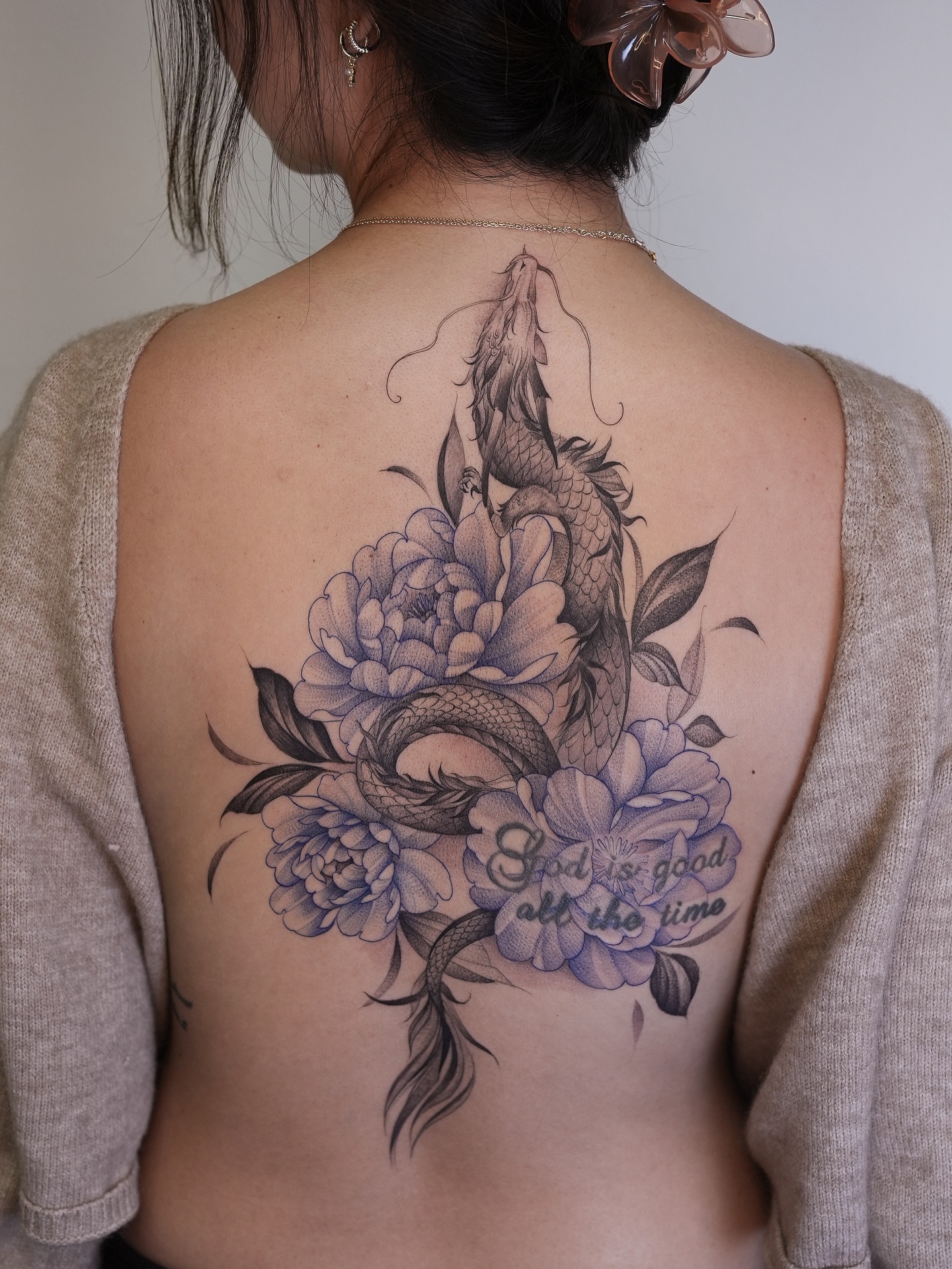 Tattoo by @xiu.tattoos — dotwork, realism