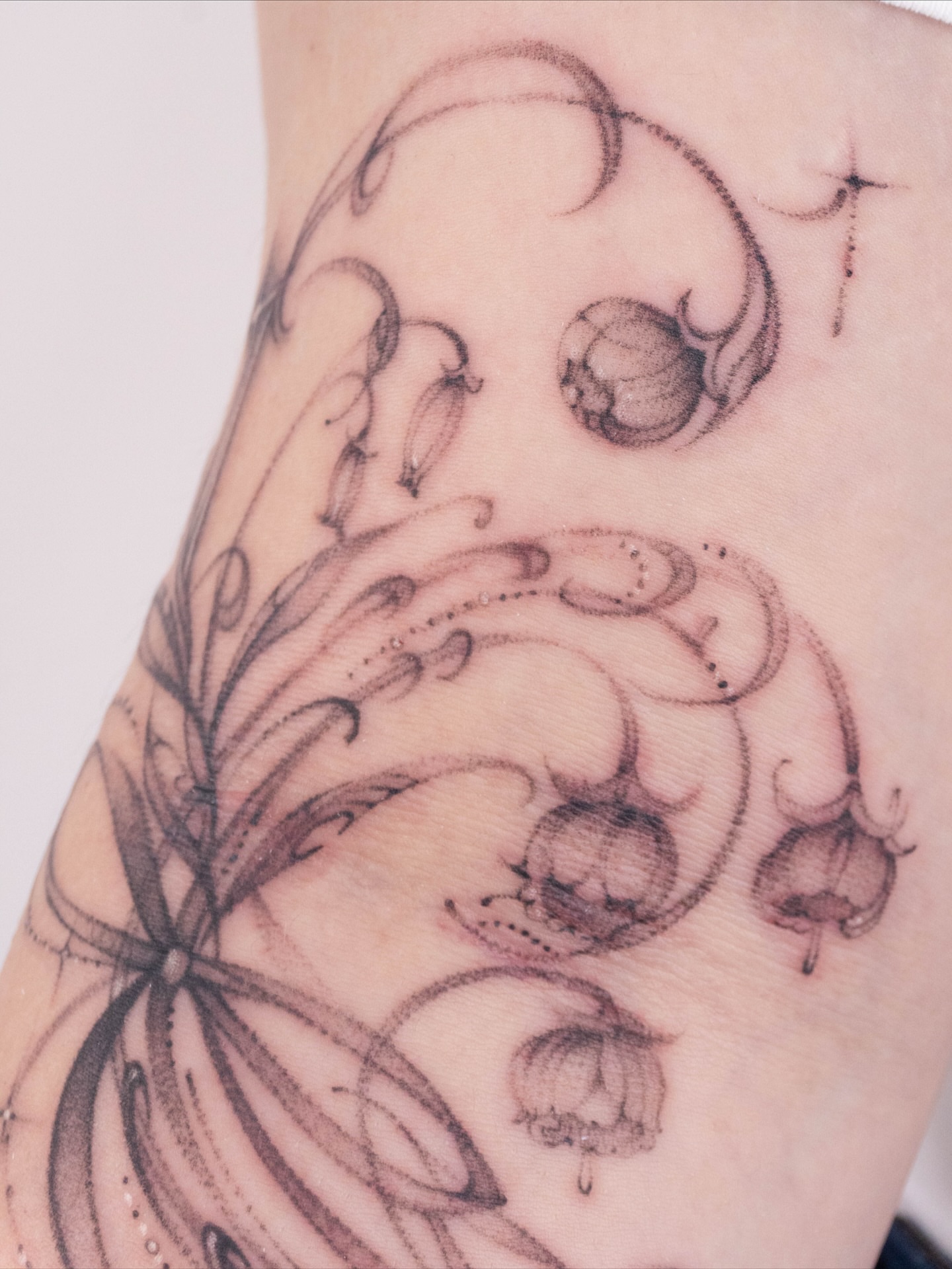 Tattoo by @gracillustrates — black_and_grey