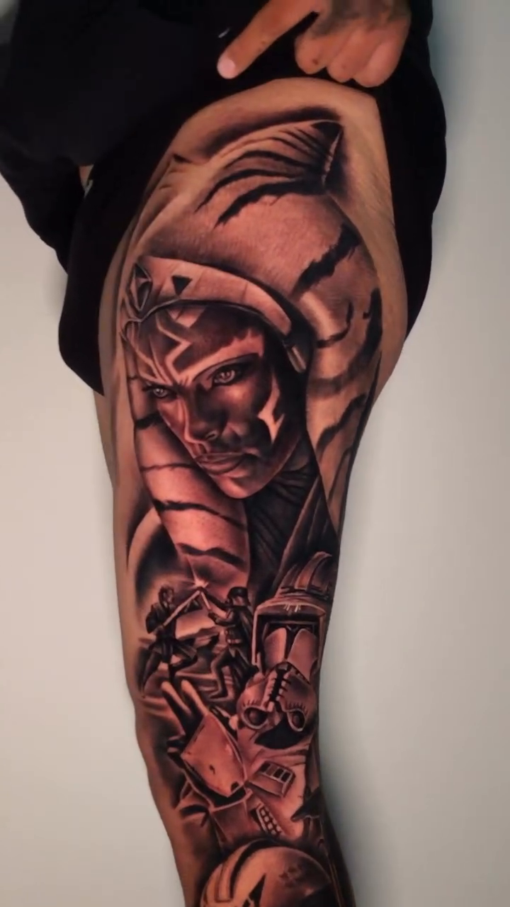 Tattoo by @bigrichtattoos β realism, black_and_grey