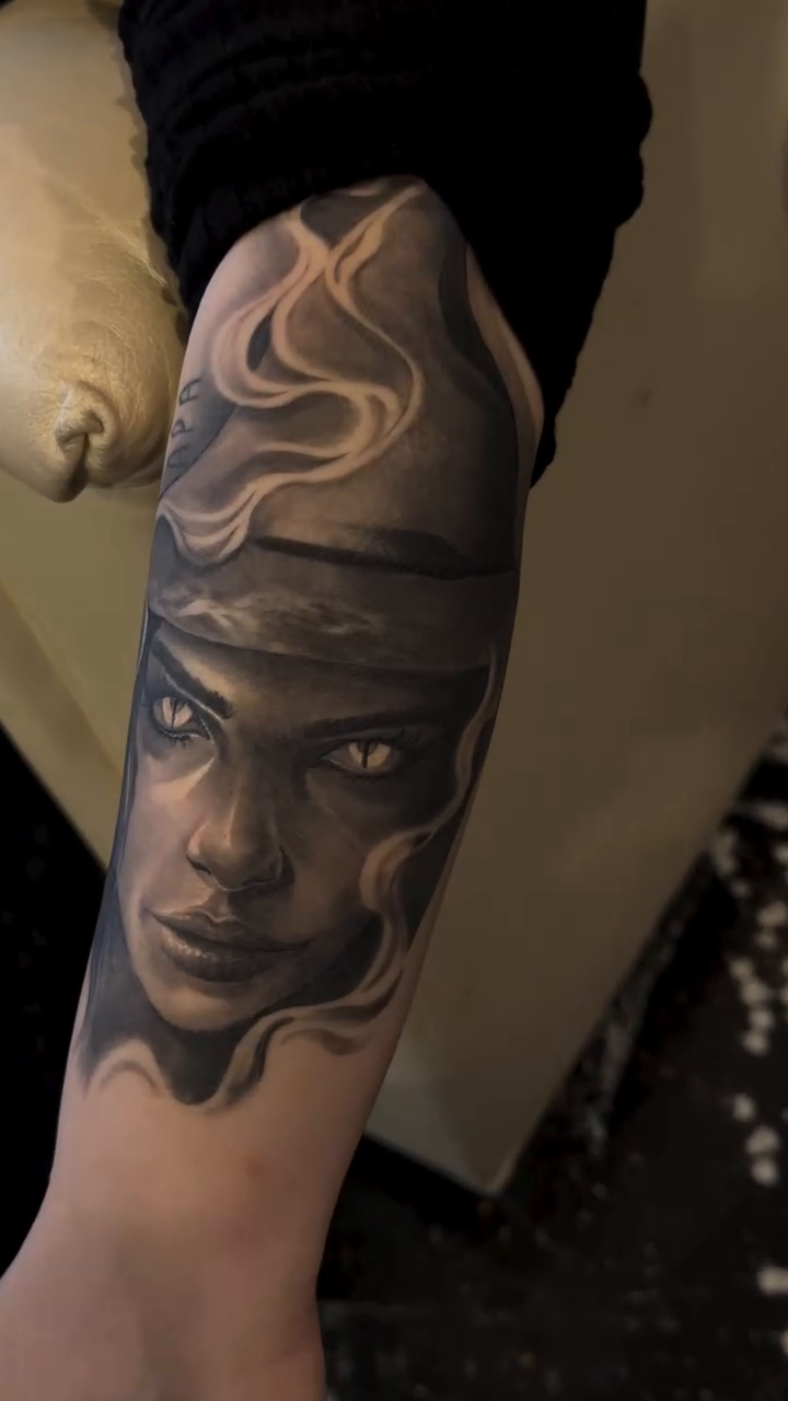 Tattoo by @tattoo_ravay — realism, black_and_grey