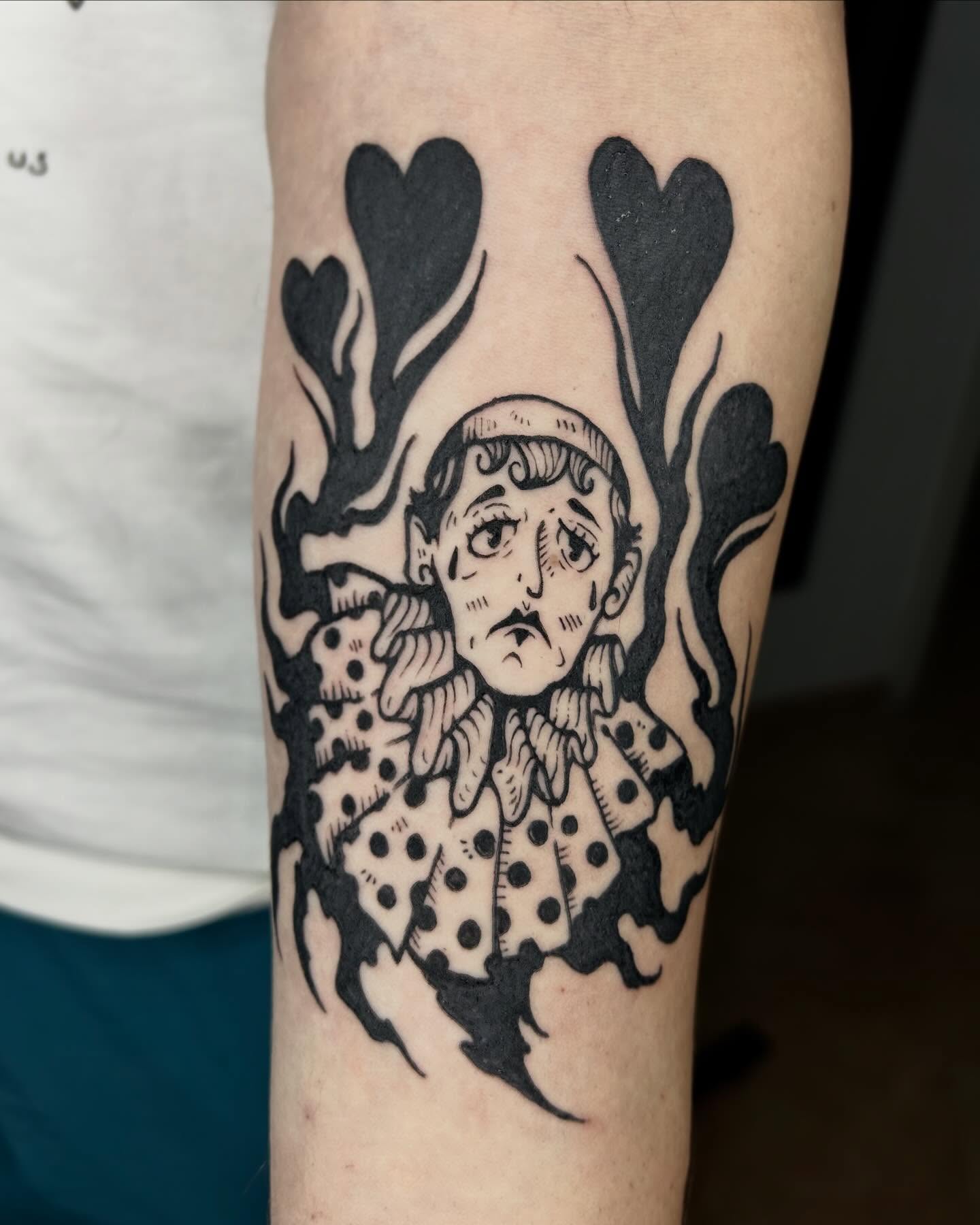 Tattoo by @da.voide_tattoo — black_and_grey