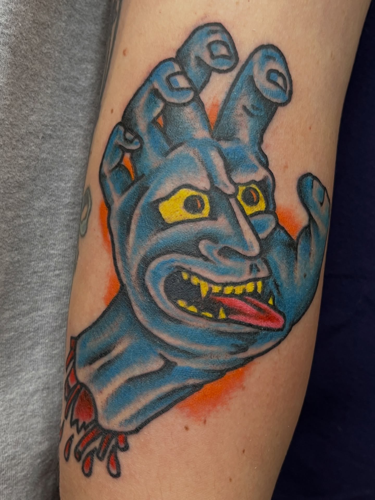 Tattoo by @tiberitattoo — american_traditional, new_school