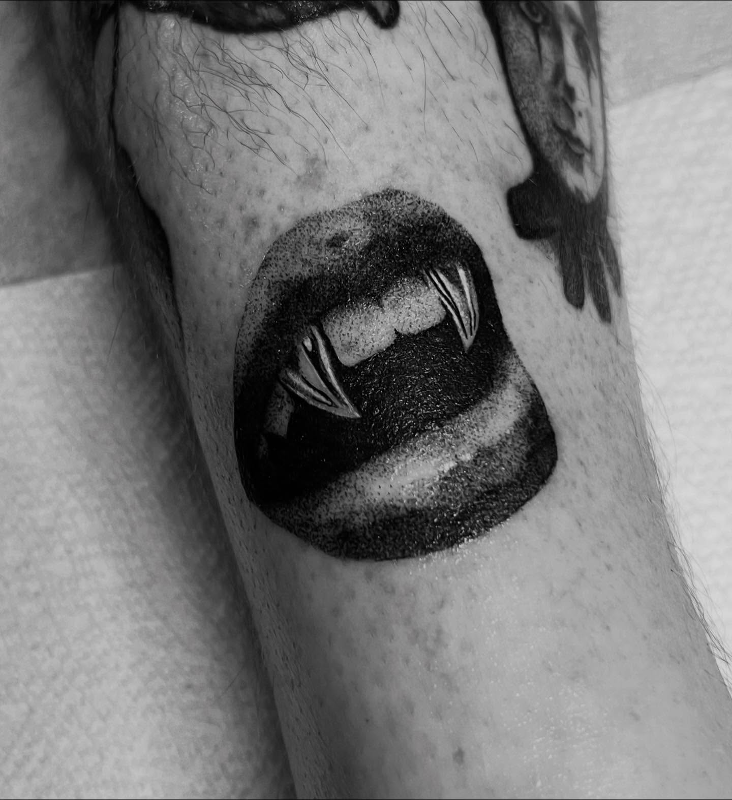 Tattoo by @themerriestofsummers — dotwork