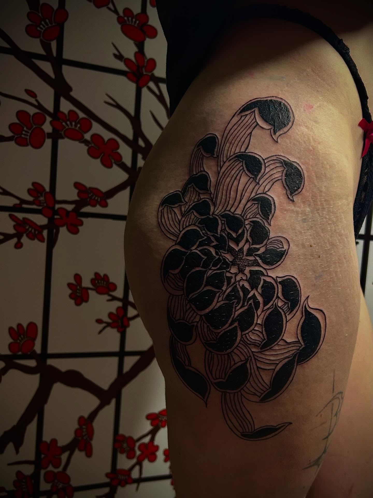 Tattoo by @morbid_studioss — black_and_grey