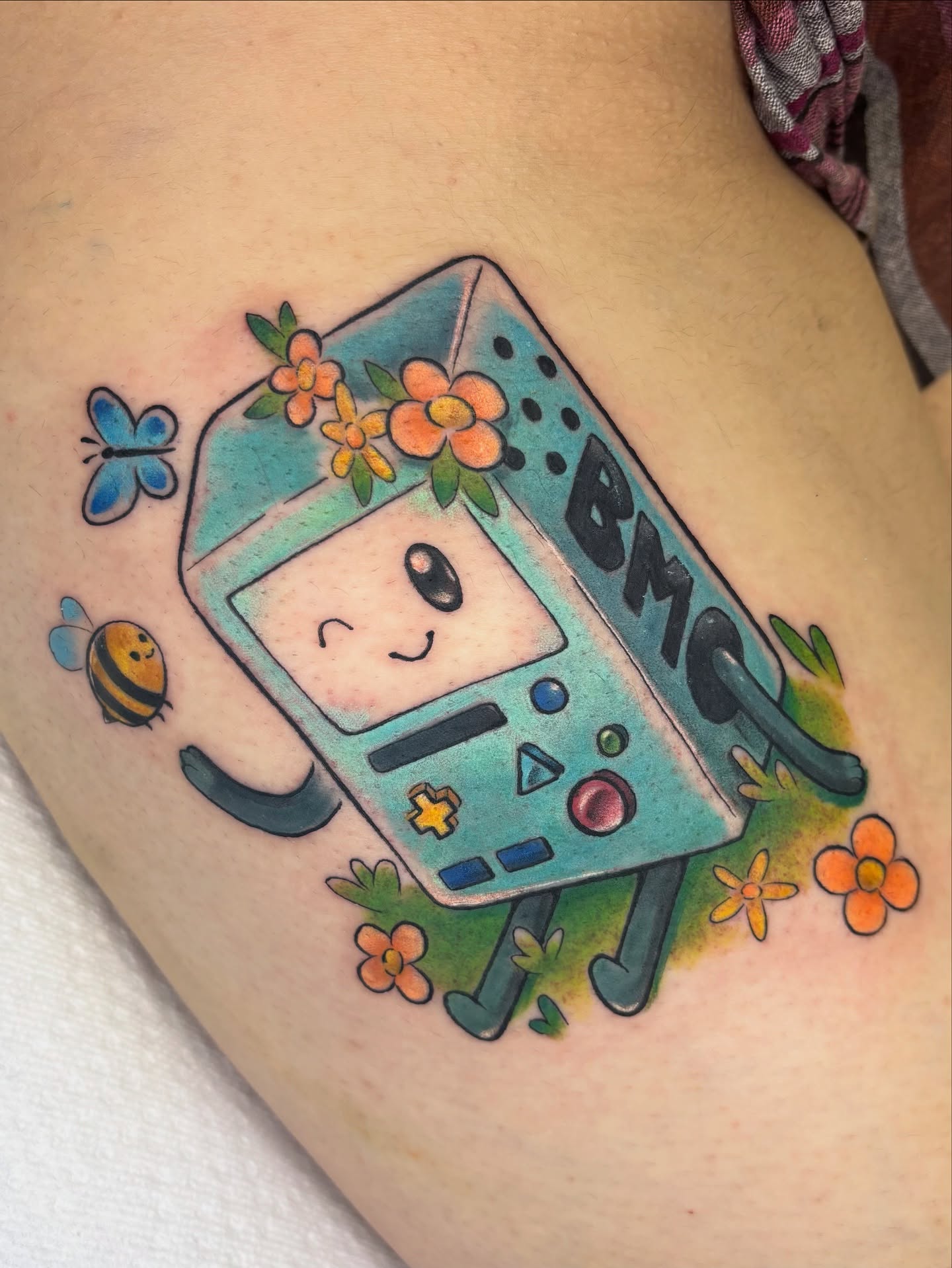 Tattoo by @prettyboyart_ — dotwork